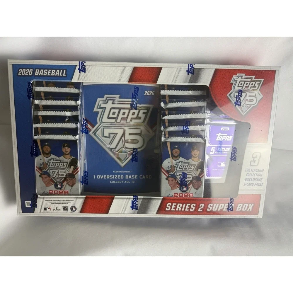 2026 TOPPS SERIES 2 Flagship Collection Super Box (184 cards) MLB Baseball NEW